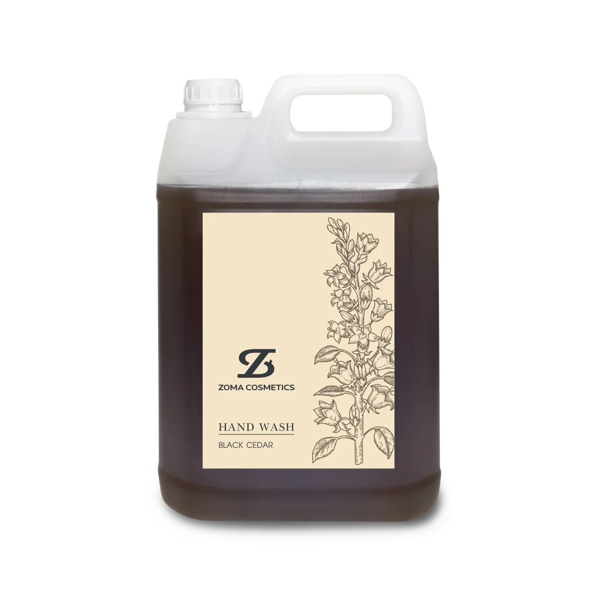 ZEN Liquid Soap Black Cedar -  თხევადი საპონი - შავი კედარი  5ლ HDPE